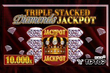 Triple Stacked Diamonds Jackpot slot machine
