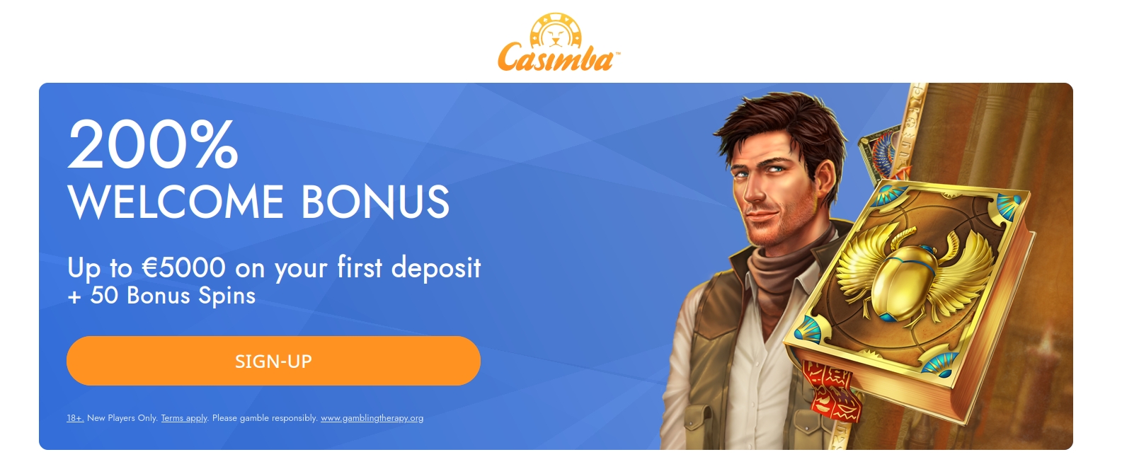 Pacote de Boas-Vindas do Casimba Casino